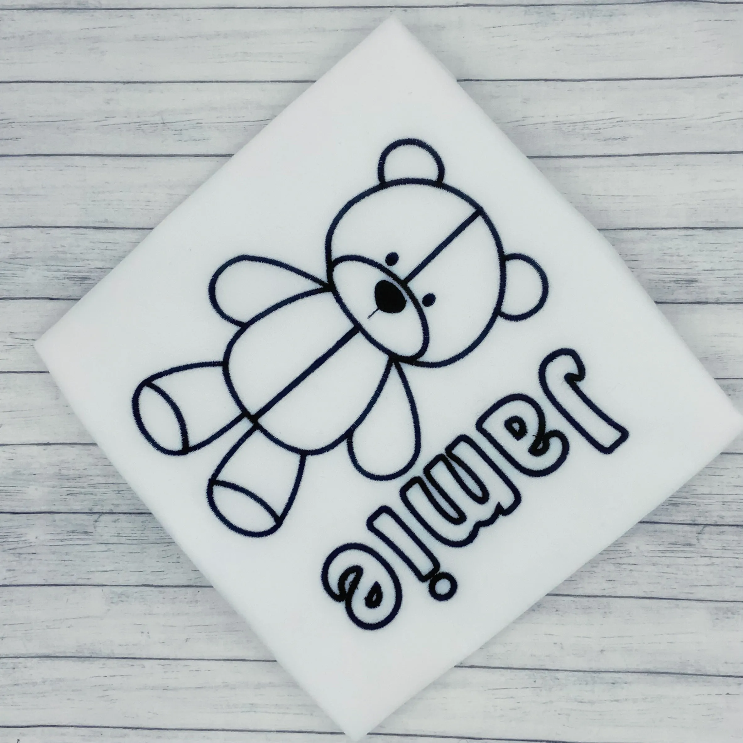 Color Me Embroidery - Bear - Washable Markers Included
