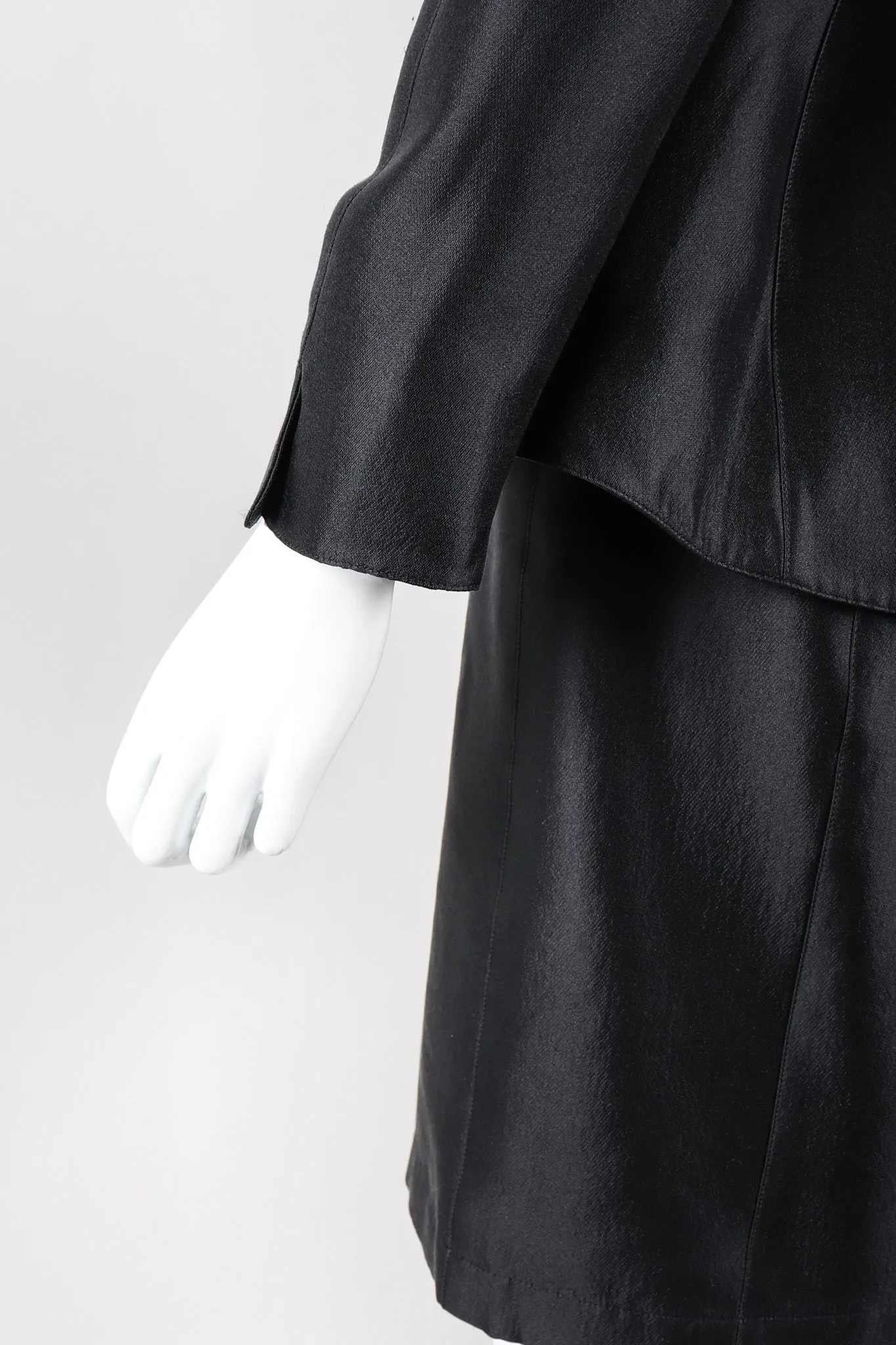 Contoured Peplum Jacket & Skirt Set
