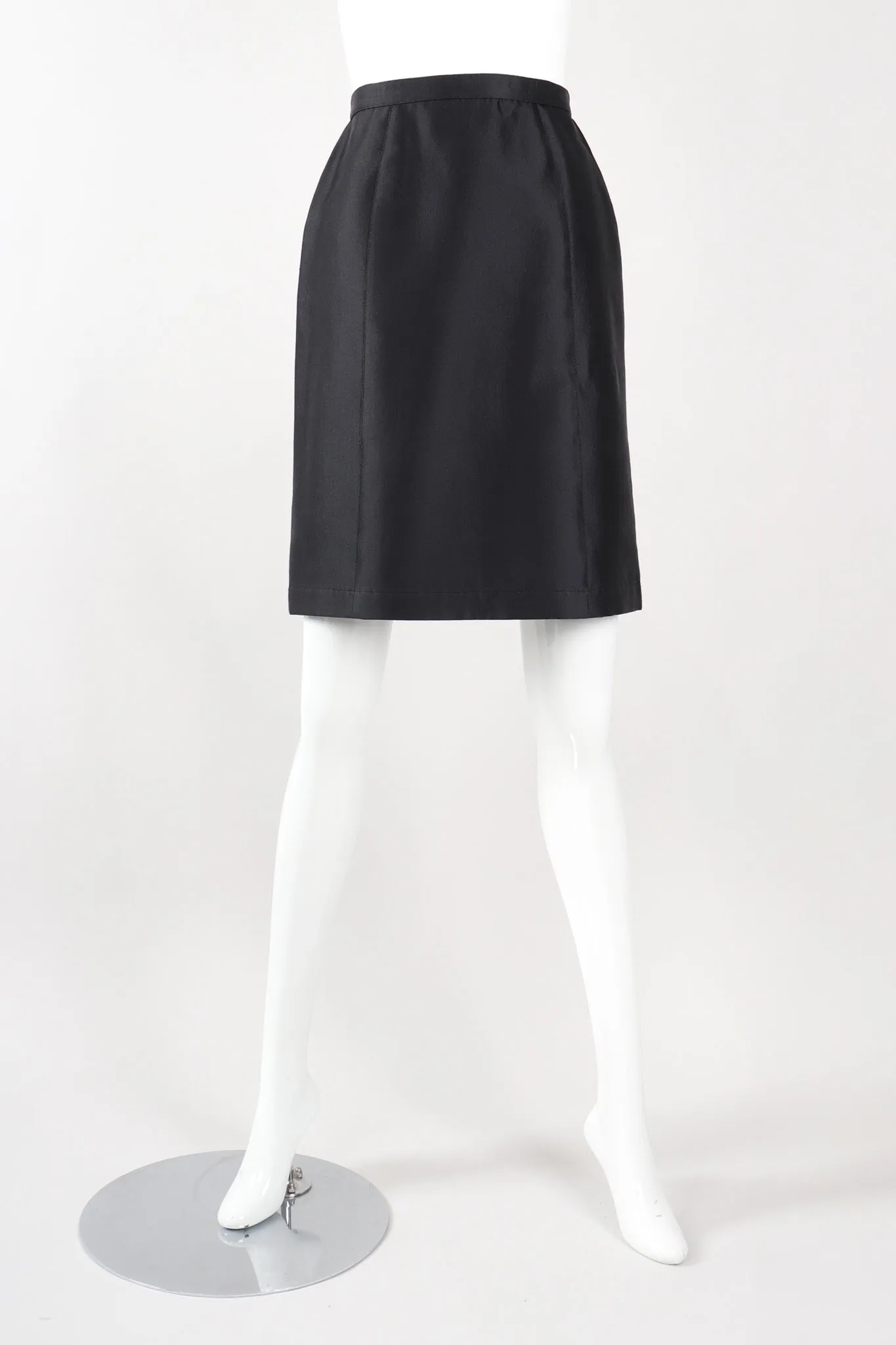Contoured Peplum Jacket & Skirt Set