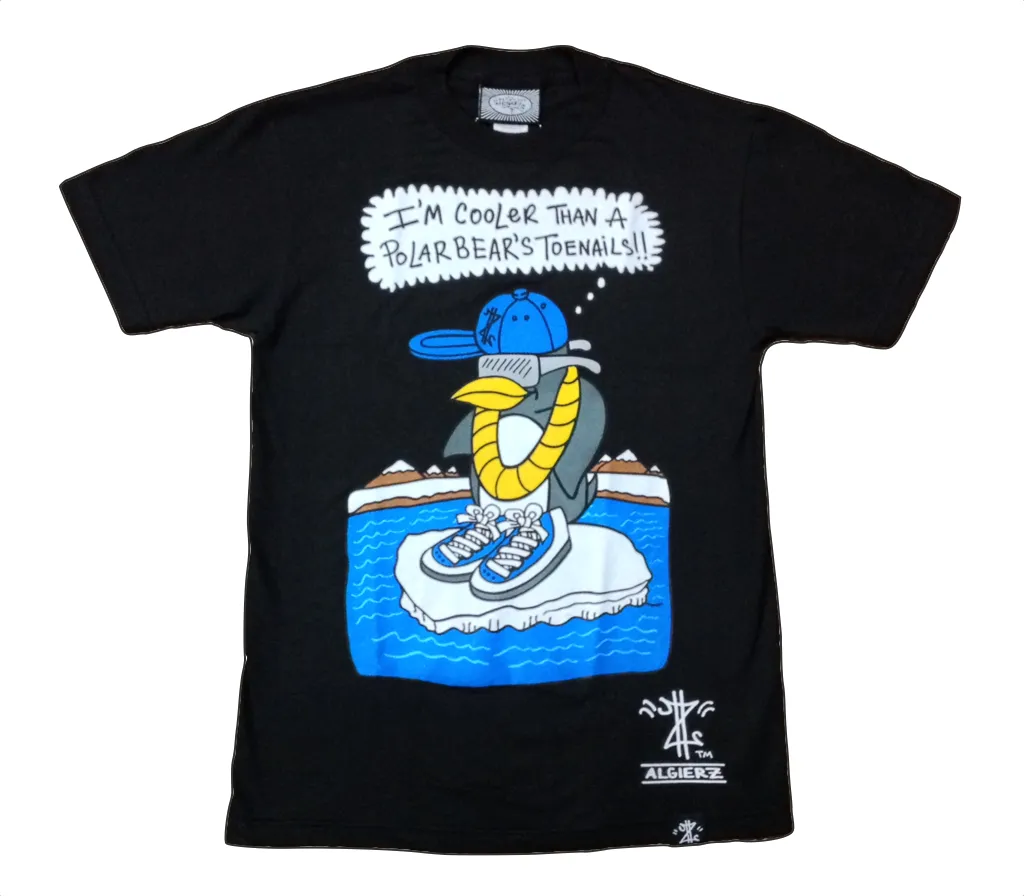 Cooler Than a Polar Bear's Toe Nails? (black) Kids T-Shirt