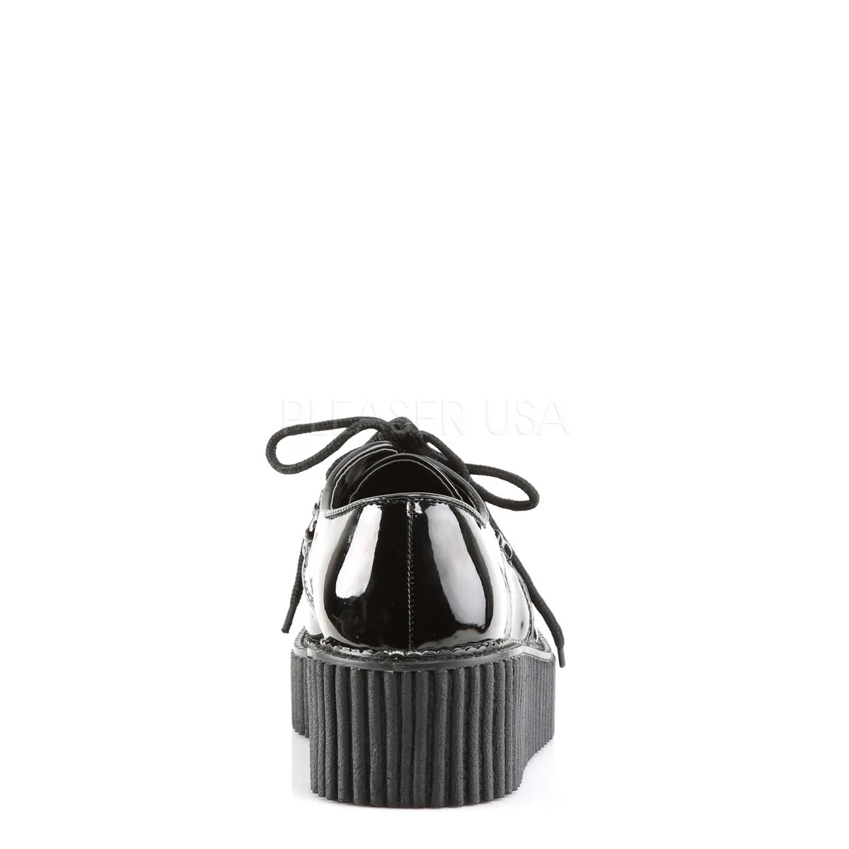 CREEPER-108  Black Patent-Pvc