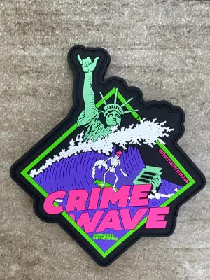 Crime Wave PVC Velcro Patch