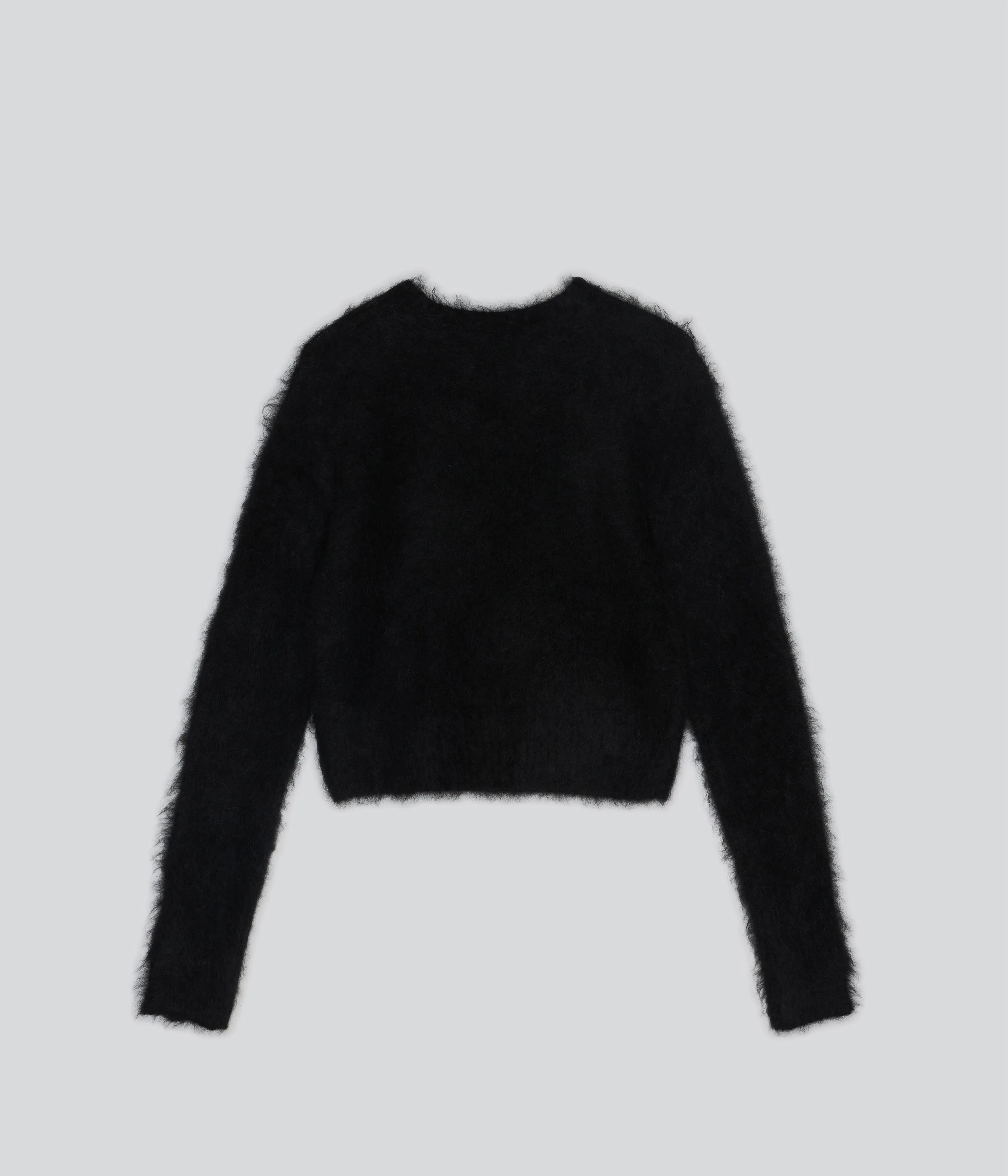CROPPED SWEATER IN BLACK