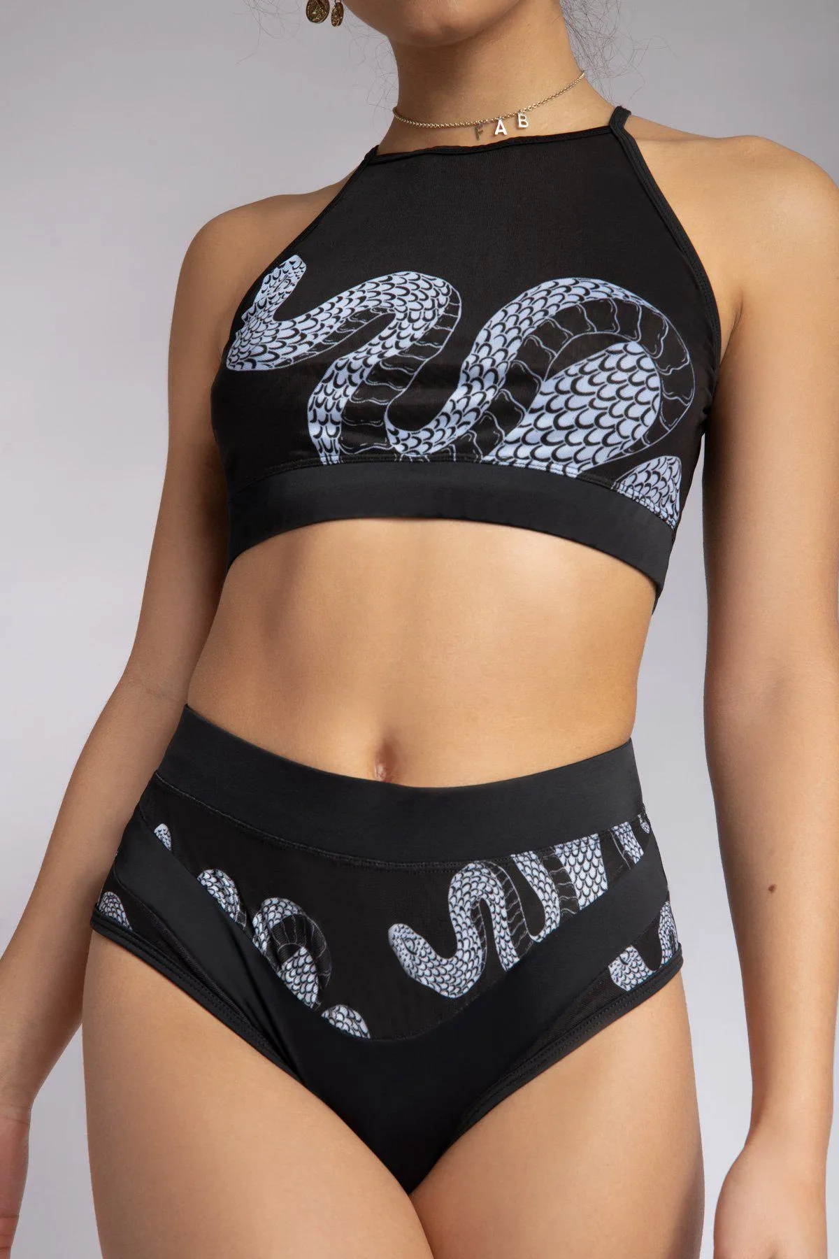CXIX Medusa High Waisted Bottoms - Black