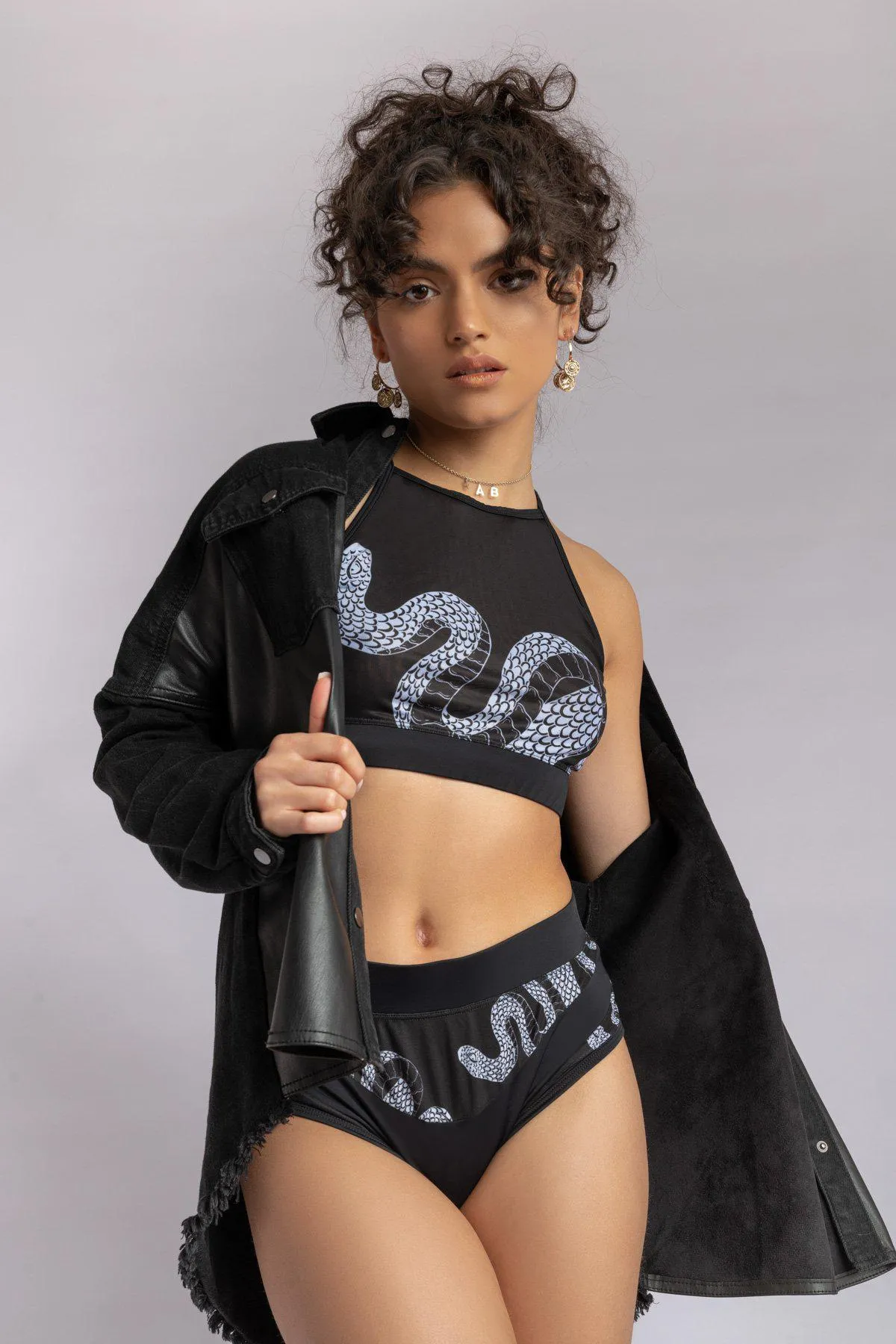 CXIX Medusa High Waisted Bottoms - Black