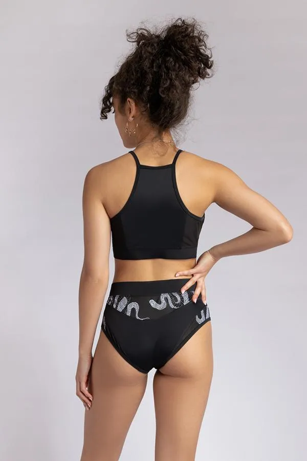CXIX Medusa High Waisted Bottoms - Black
