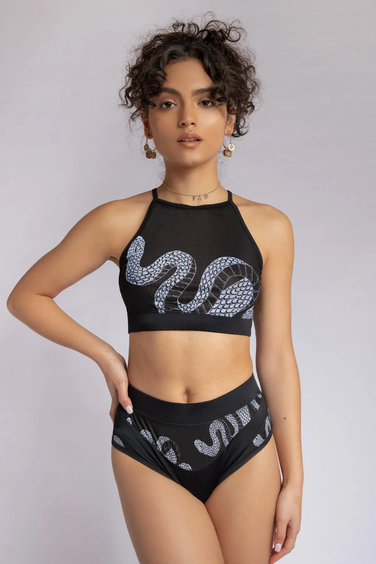 CXIX Medusa High Waisted Bottoms - Black