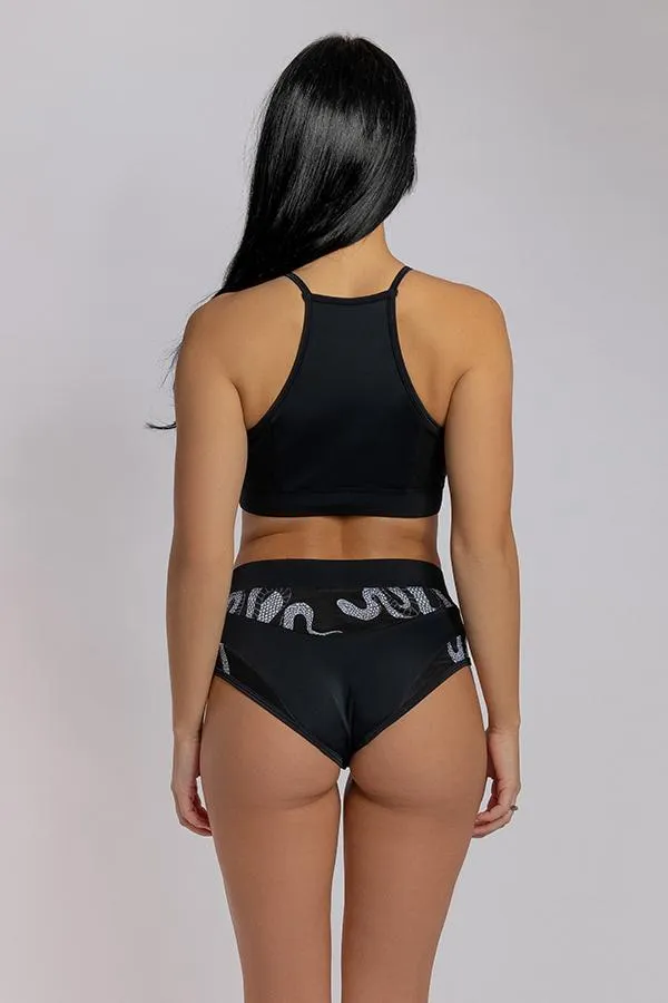 CXIX Medusa High Waisted Bottoms - Black