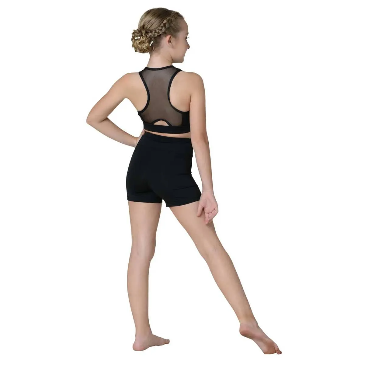 Danshuz 22406C High Waist Booty Shorts - Child