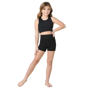 Danshuz 22406C High Waist Booty Shorts - Child