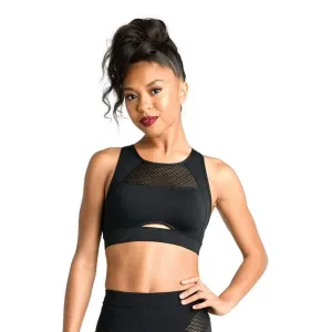 Danshuz 2745A Mesh Zip Bra Top - Womens