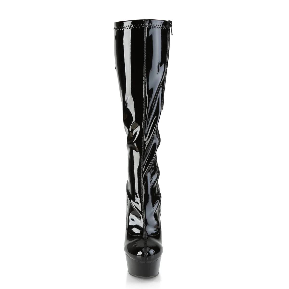 DELIGHT-2029  Black Str. Patent/Black