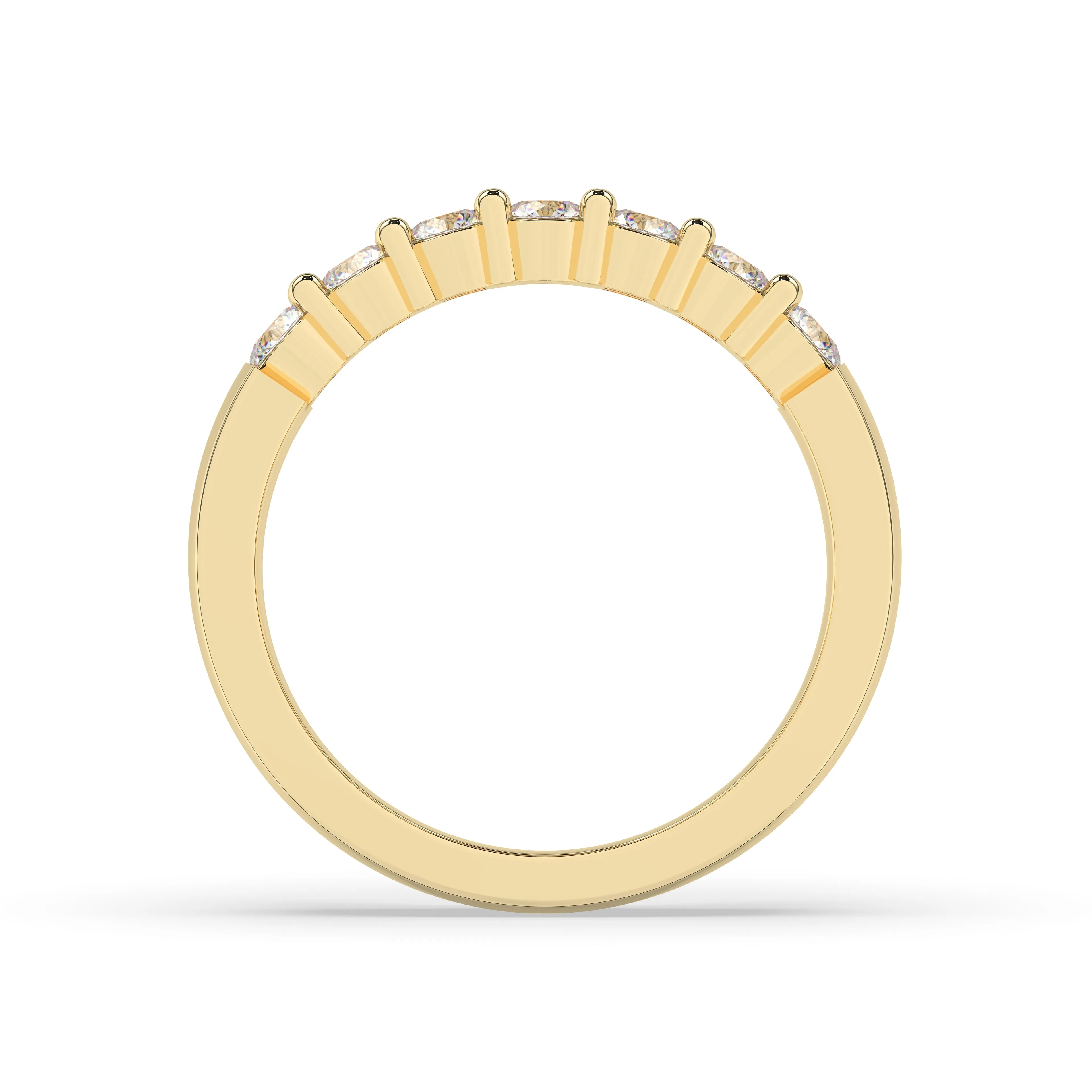 Diamond Double Row Band