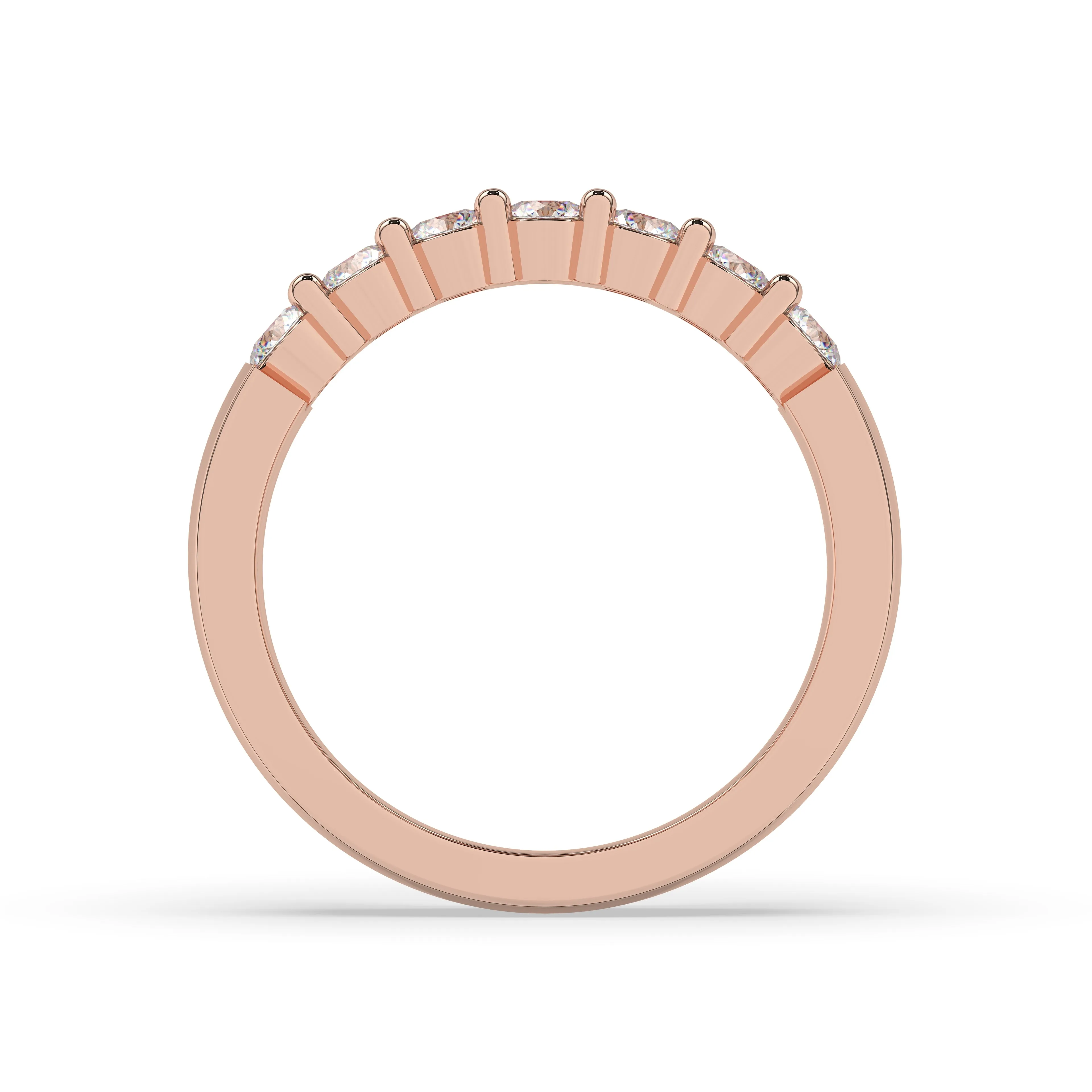 Diamond Double Row Band