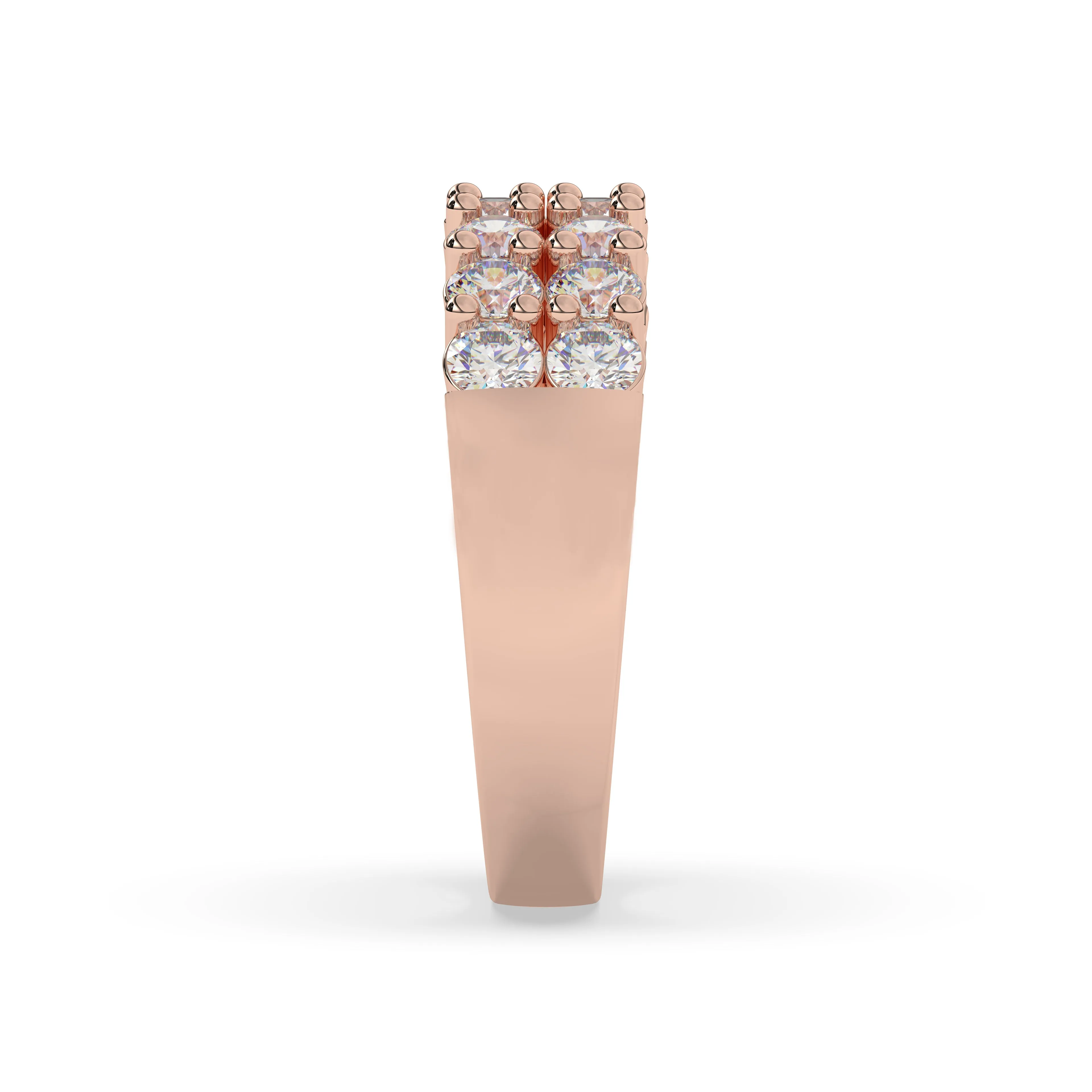 Diamond Double Row Band