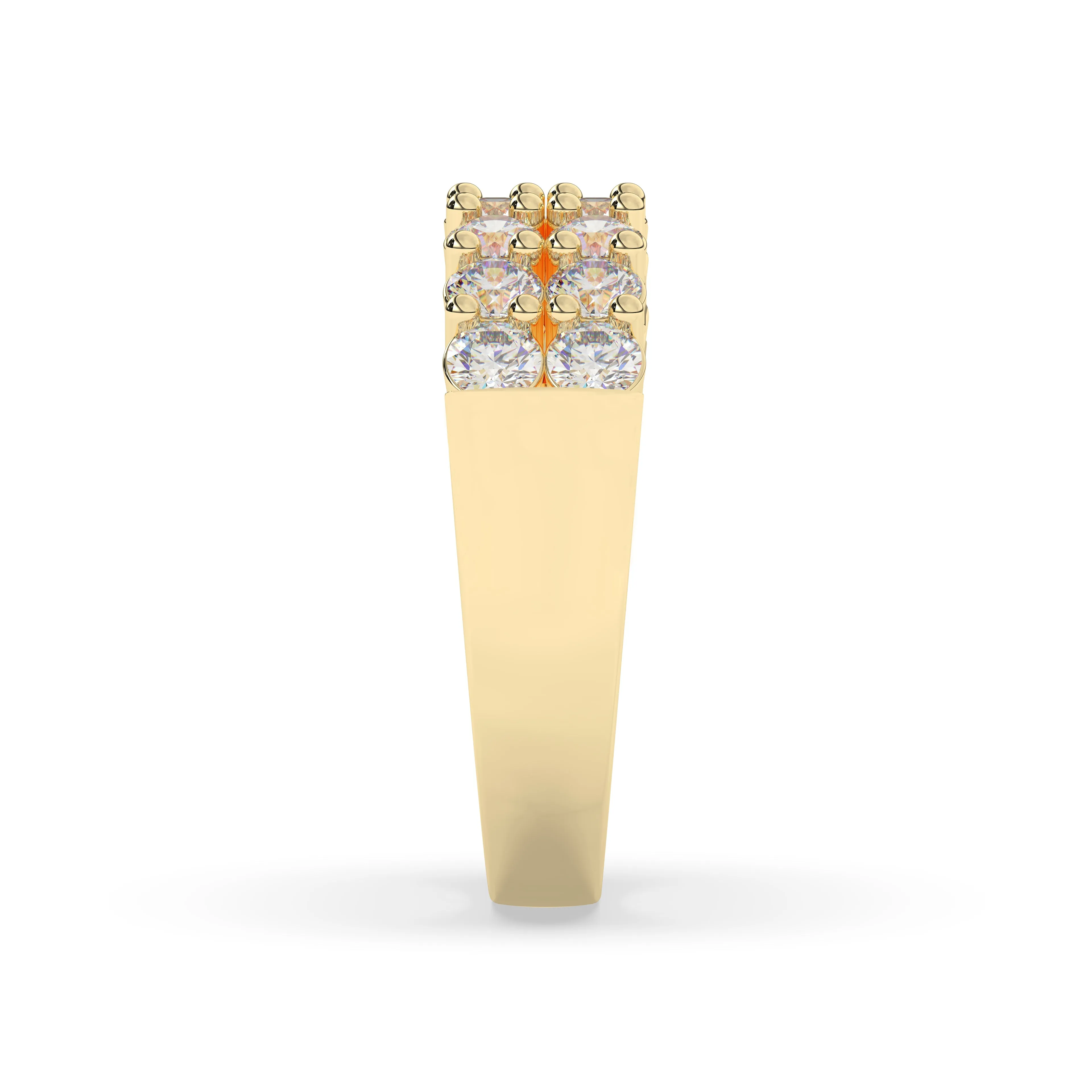 Diamond Double Row Band
