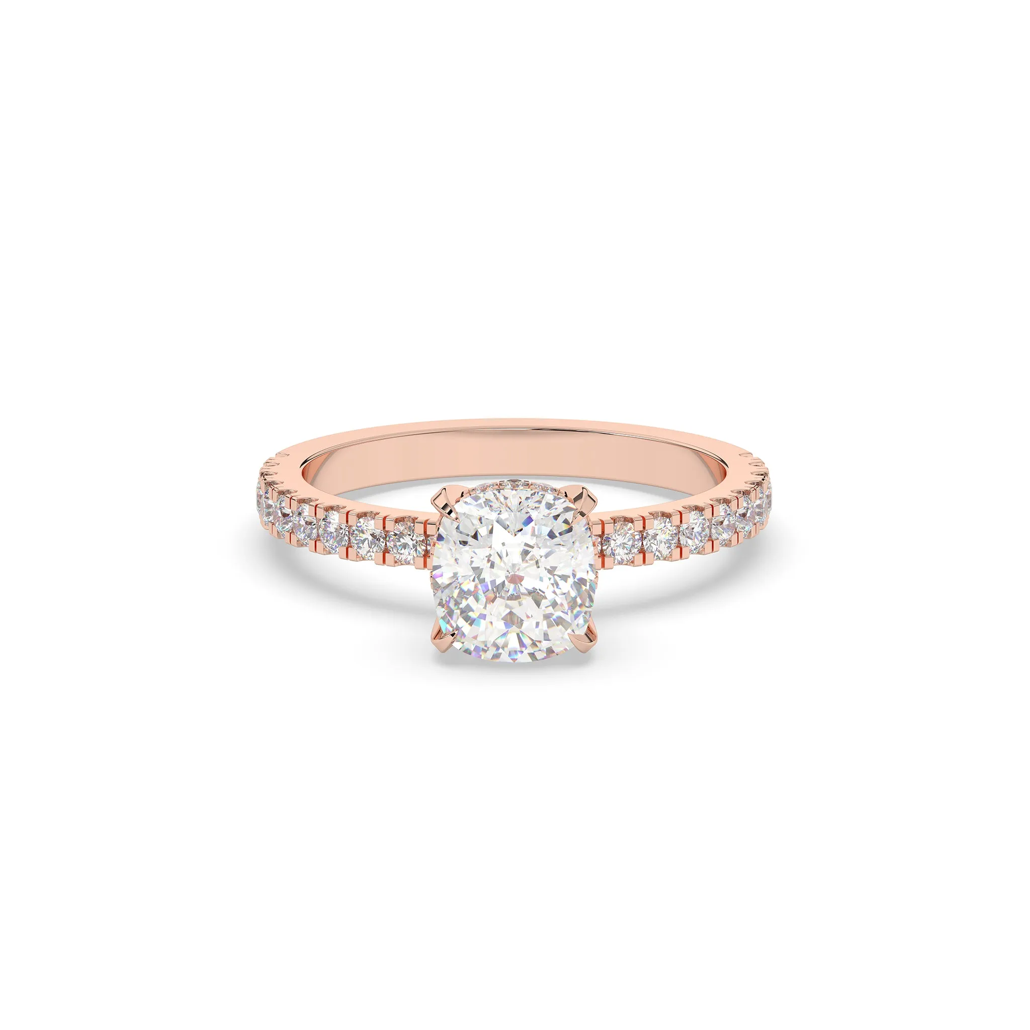 Diamond Round Solitaire Engagement Ring