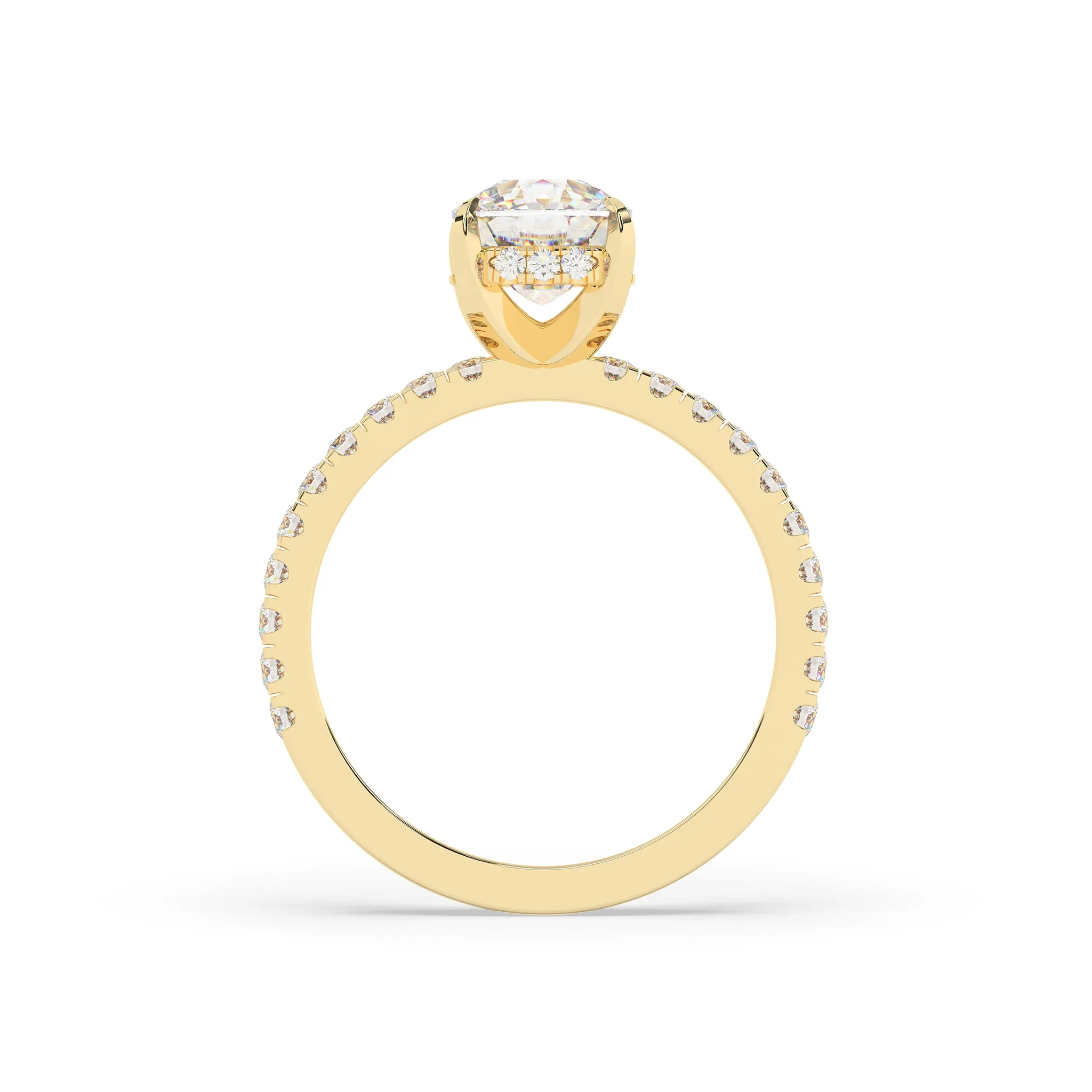 Diamond Round Solitaire Engagement Ring