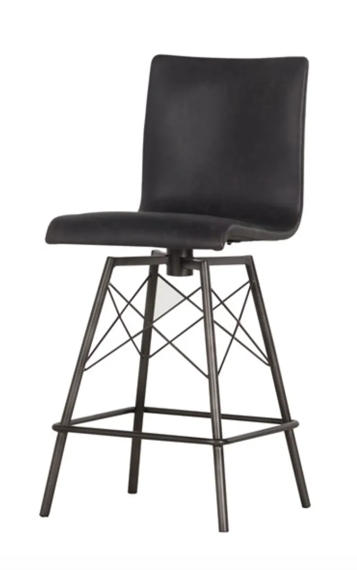 DIAW BAR STOOL, RIALTO EBONY