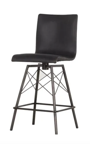 DIAW BAR STOOL, RIALTO EBONY