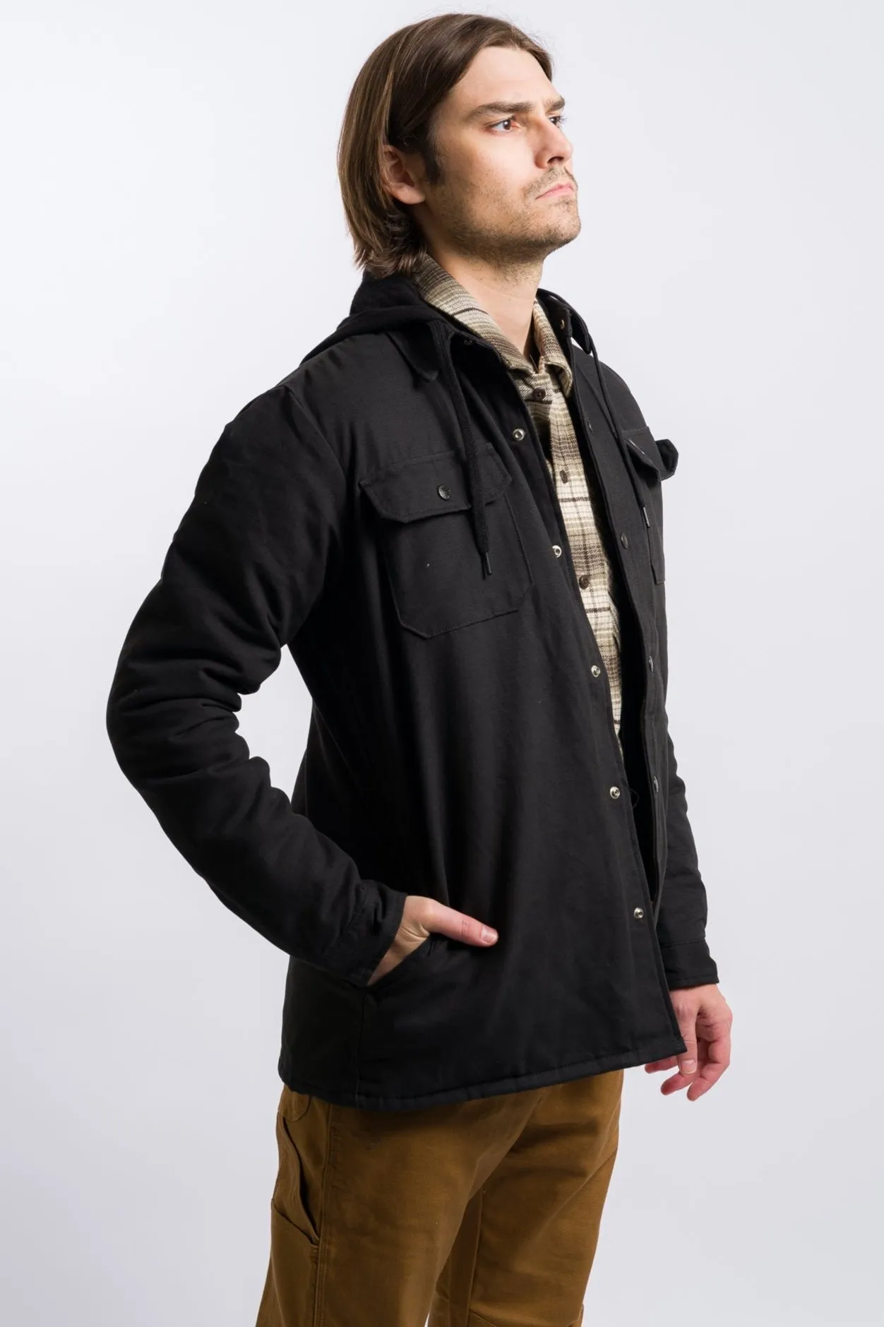 Dickies Skateboarding Duck Shirt Jacket - Black