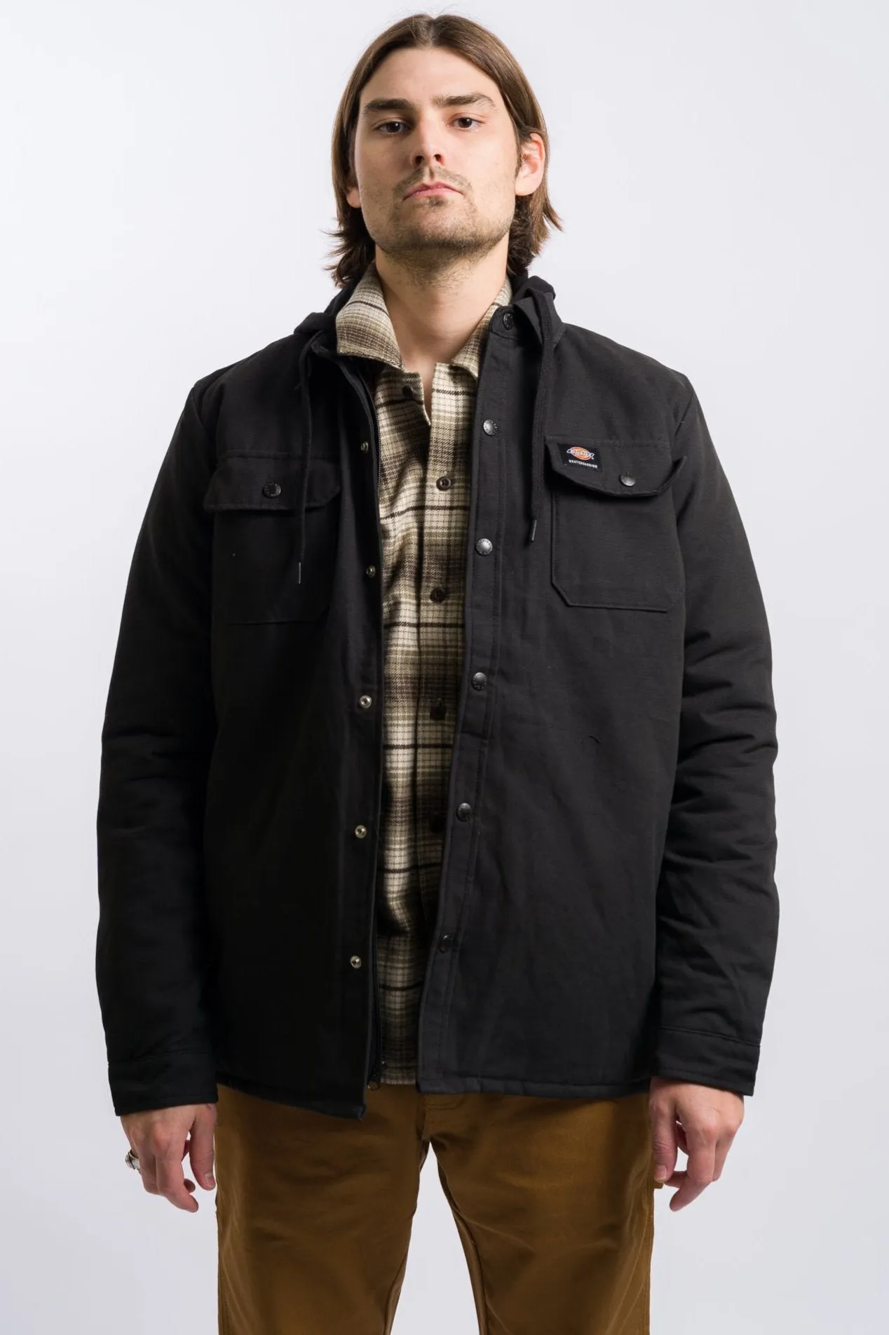 Dickies Skateboarding Duck Shirt Jacket - Black