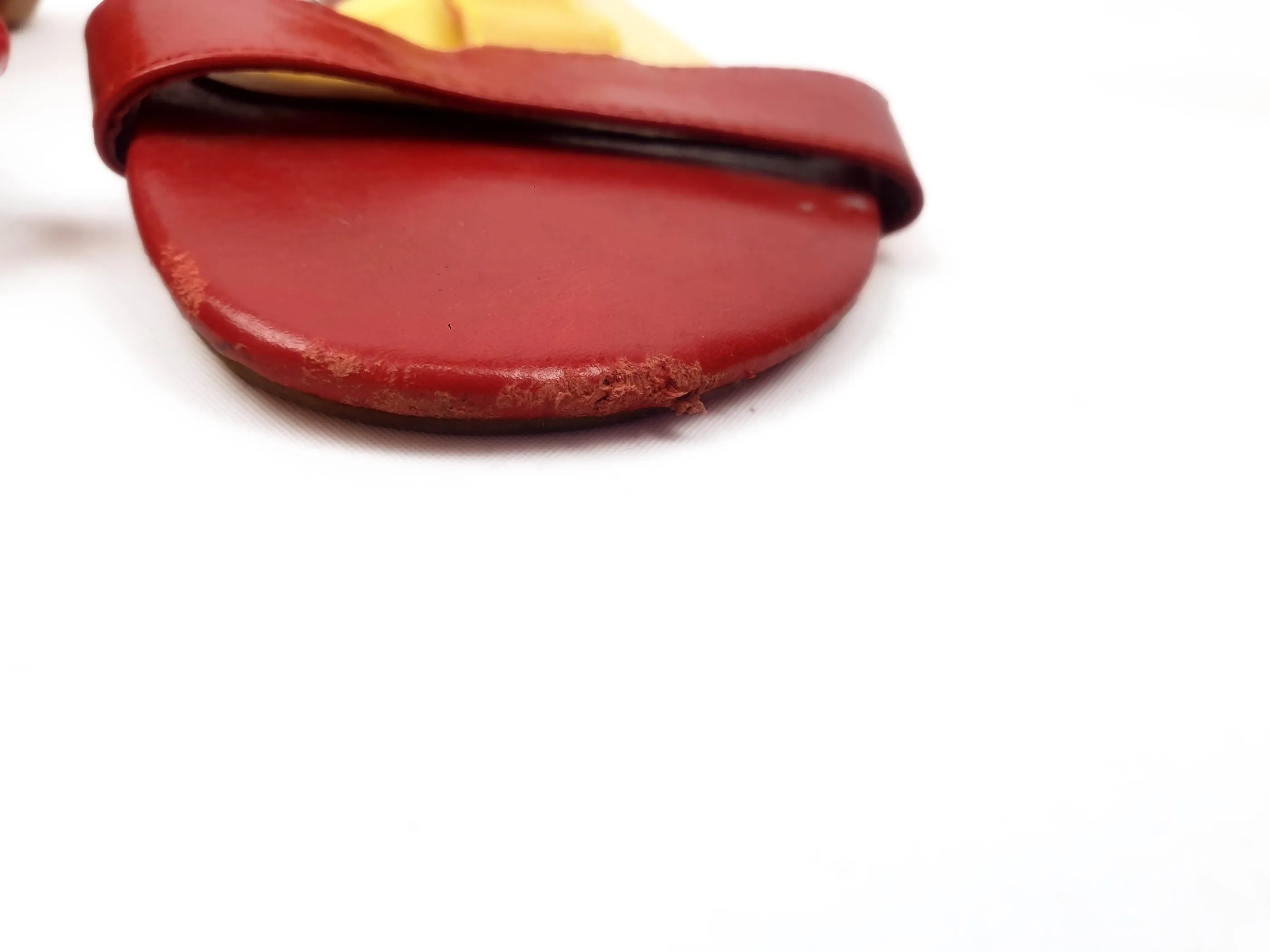 Django & Juliet red leather shoes size 38
