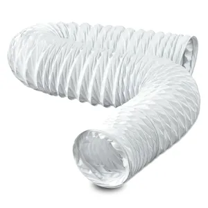Duto Flexível Pvc Ar Portátil Exaustor 150mm / 6 Polegadas - 3 Metros