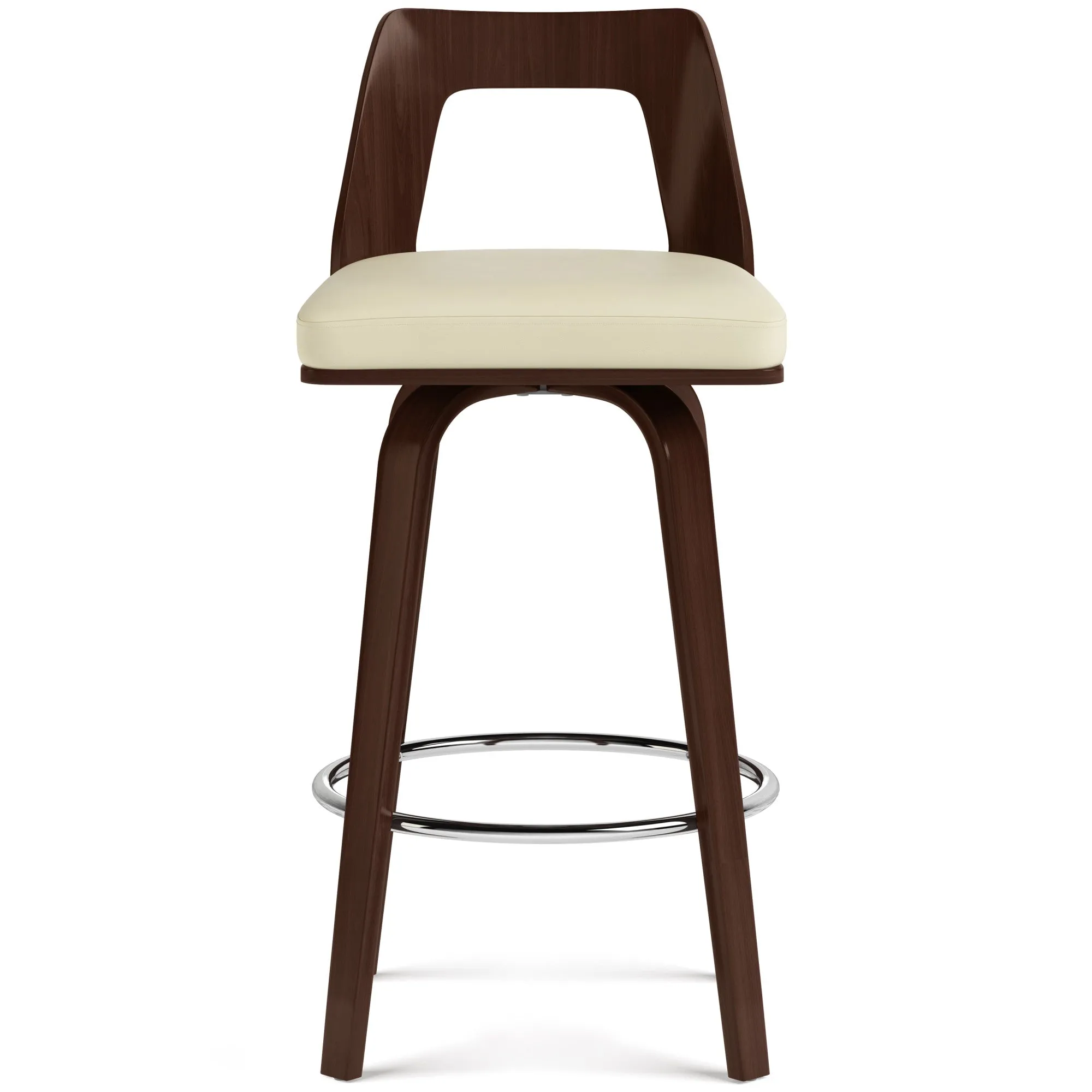 Ellison Swivel Bentwood Bar Stool (Set of 2)