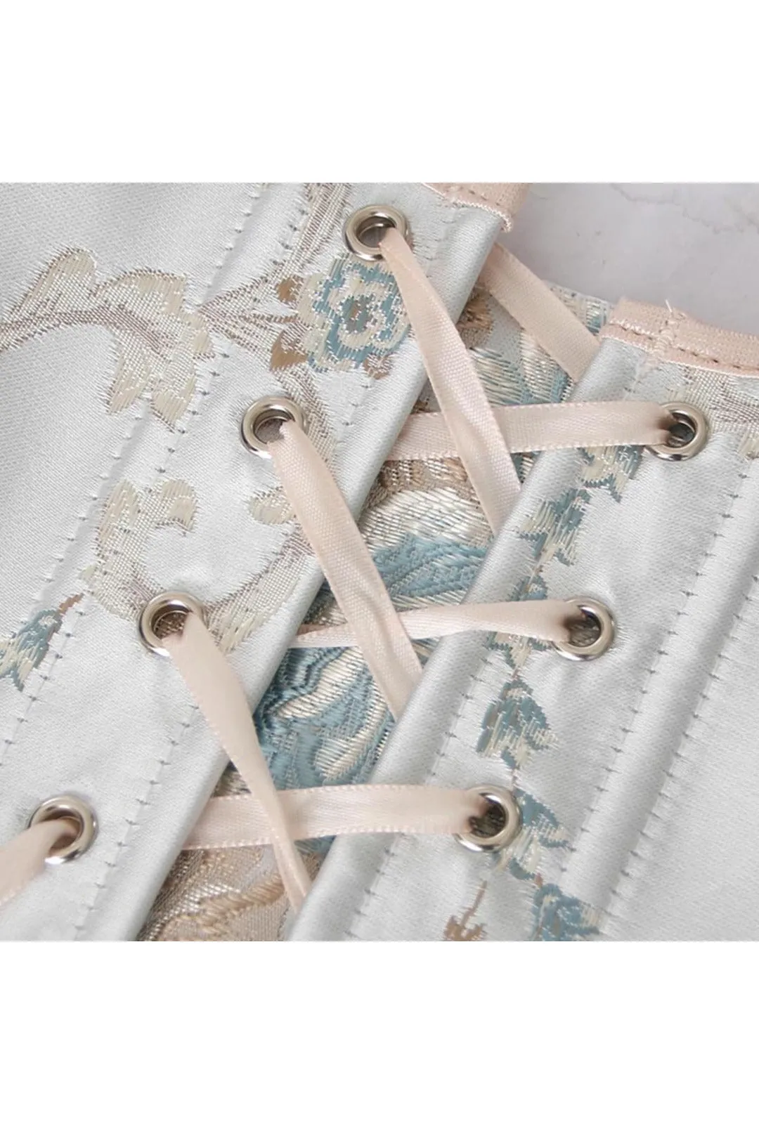 Embroidered Corset Top