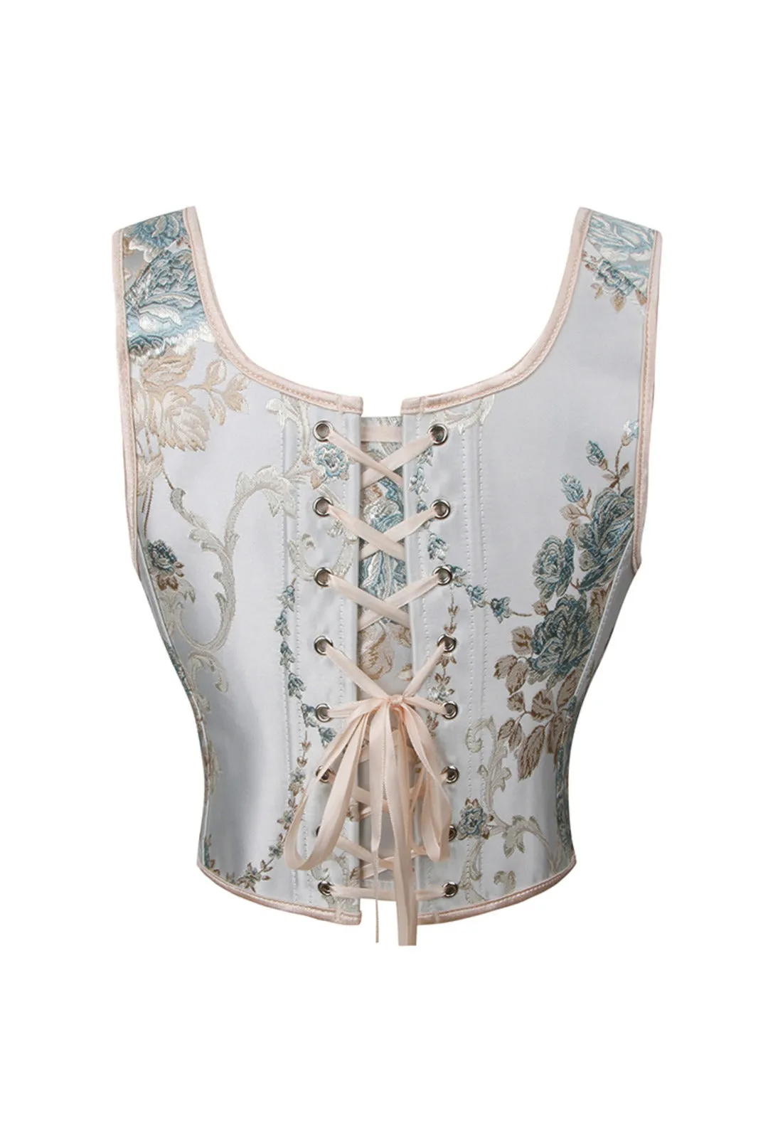Embroidered Corset Top