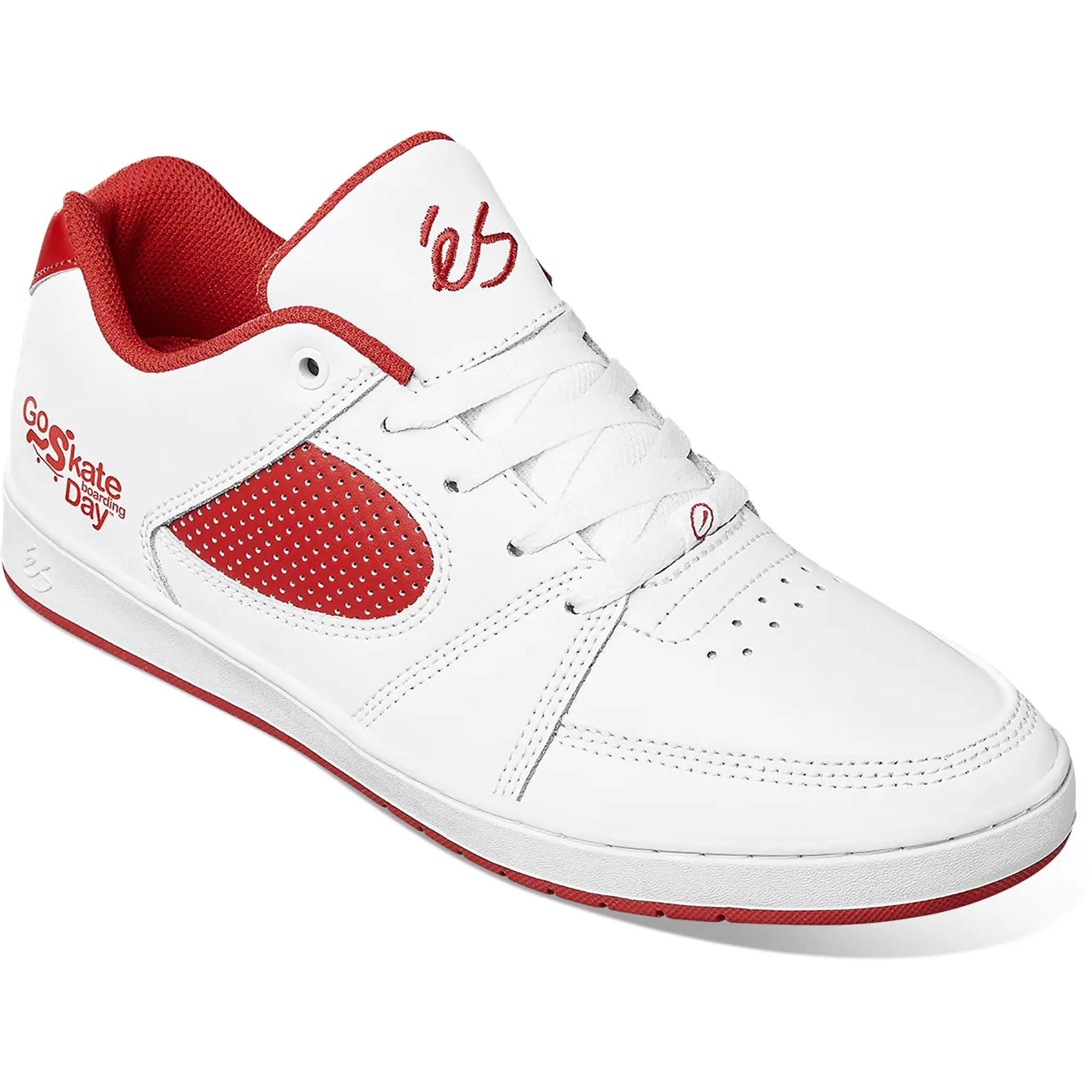 Es Accel Slim x Go Skateboarding Day White Red