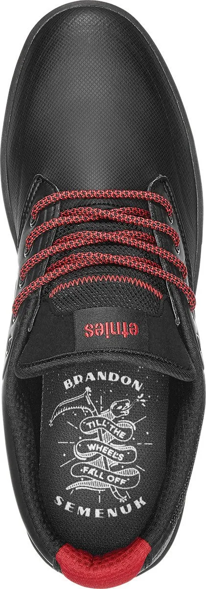 Etnies Semenuk Pro Flat Pedal Shoes Black/red