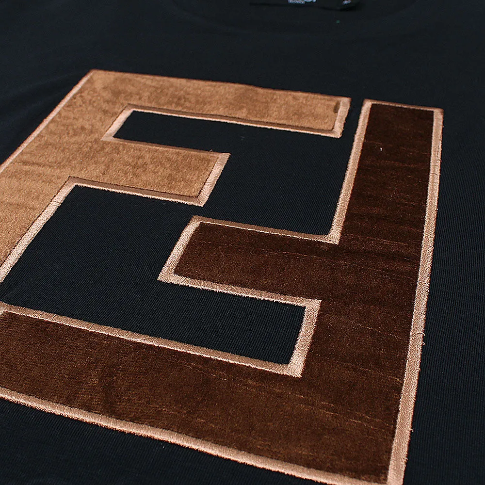 Fendi Embroidered Logo T-Shirt