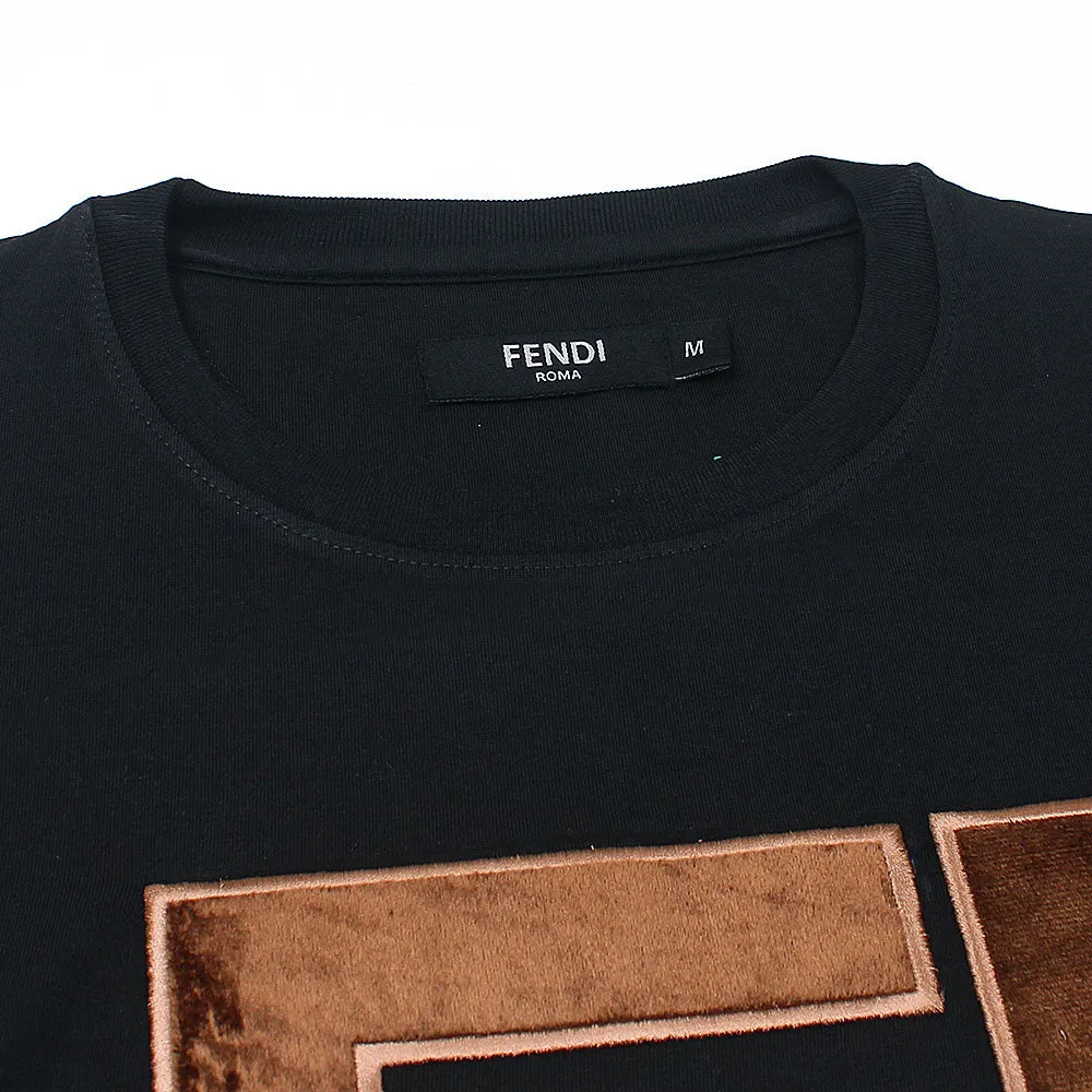 Fendi Embroidered Logo T-Shirt