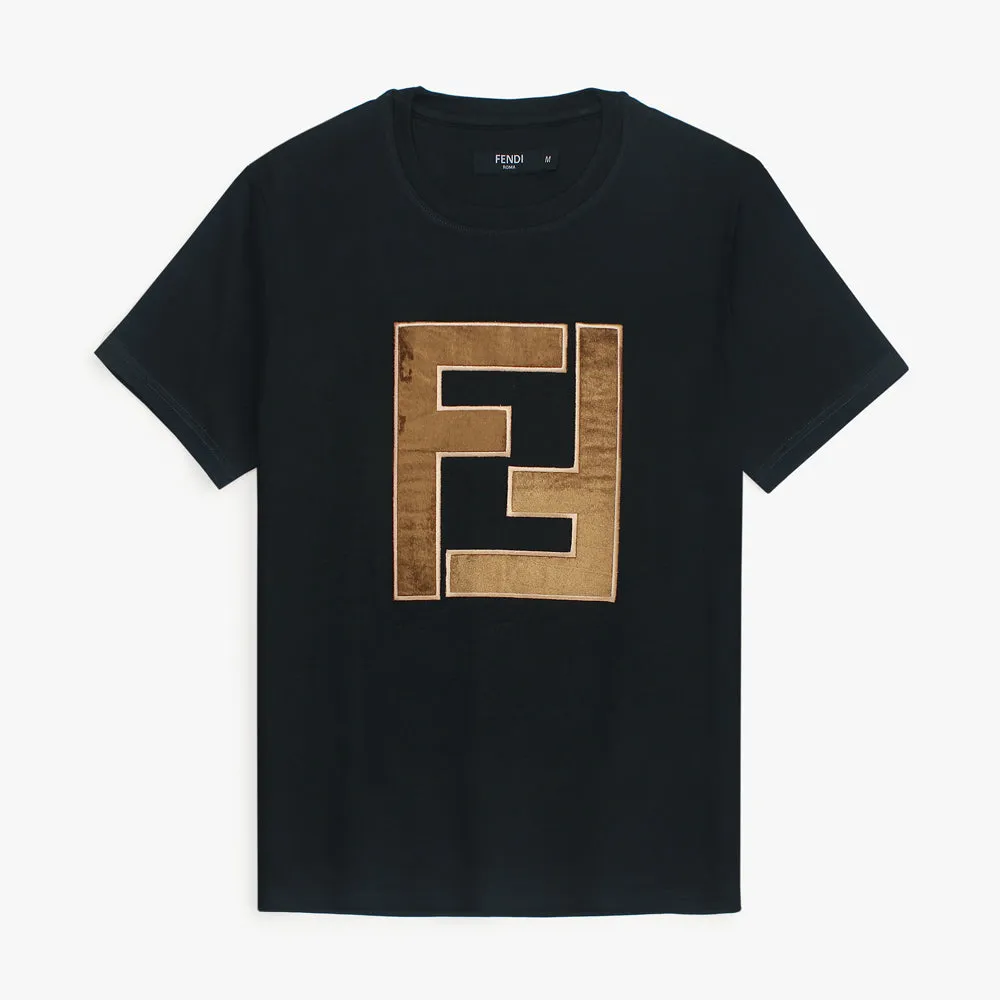 Fendi Embroidered Logo T-Shirt