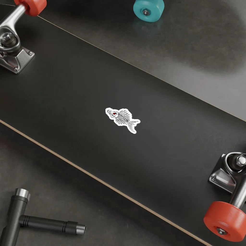 Fish Bone Die-Cut Stickers