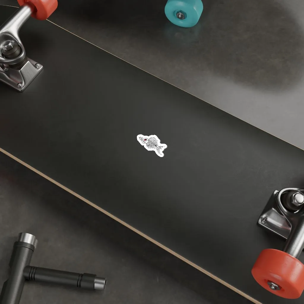 Fish Bone Die-Cut Stickers