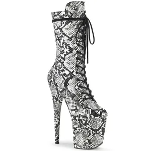 FLAMINGO-1050SP  Black-White Snake Print/Black-White Snake Print