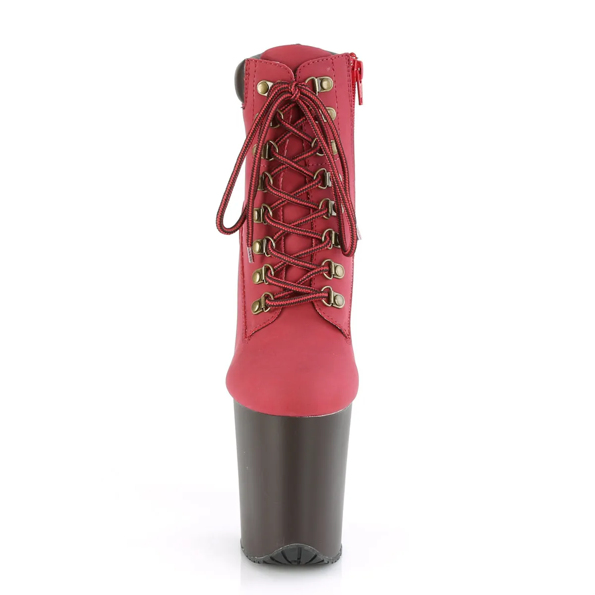 FLAMINGO-800TL-02  Wine Nubuck Faux Leather