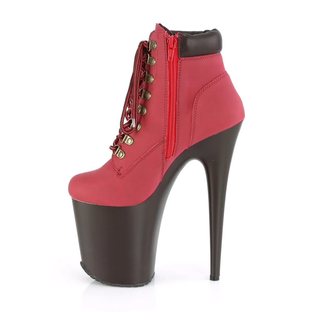 FLAMINGO-800TL-02  Wine Nubuck Faux Leather