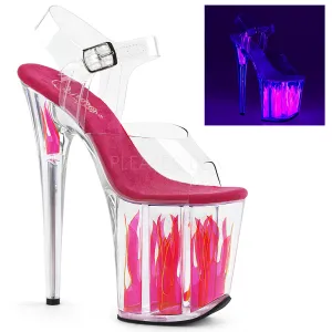 FLAMINGO-808FLM  Clear/Clear-Hot Pink