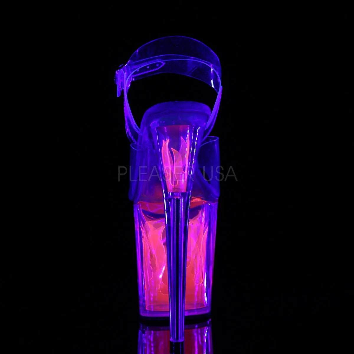 FLAMINGO-808FLM  Clear/Clear-Hot Pink