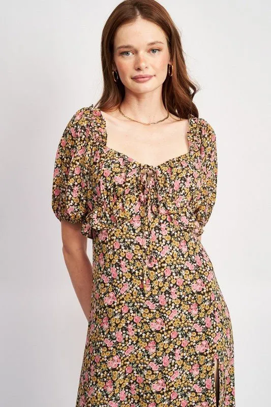Floral Ruffle Dress