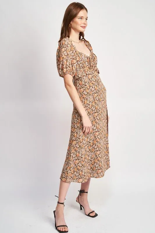 Floral Ruffle Dress