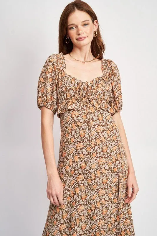 Floral Ruffle Dress