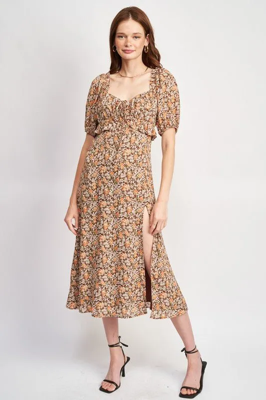 Floral Ruffle Dress