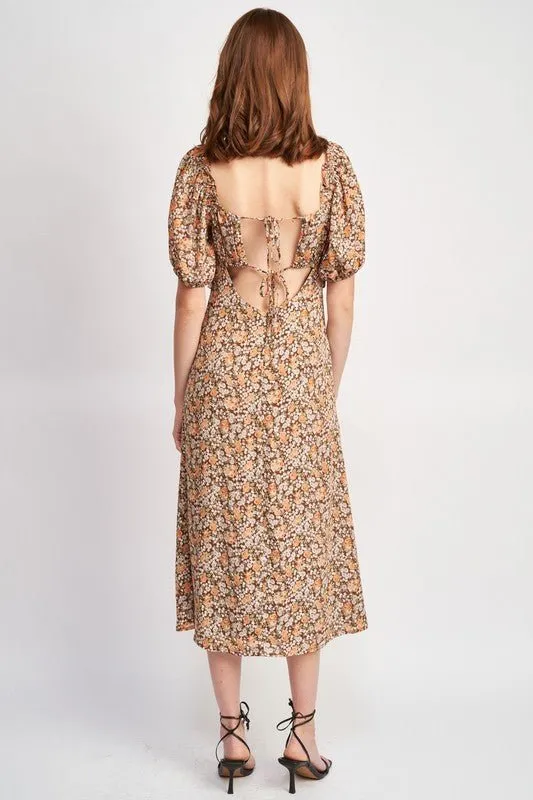 Floral Ruffle Dress