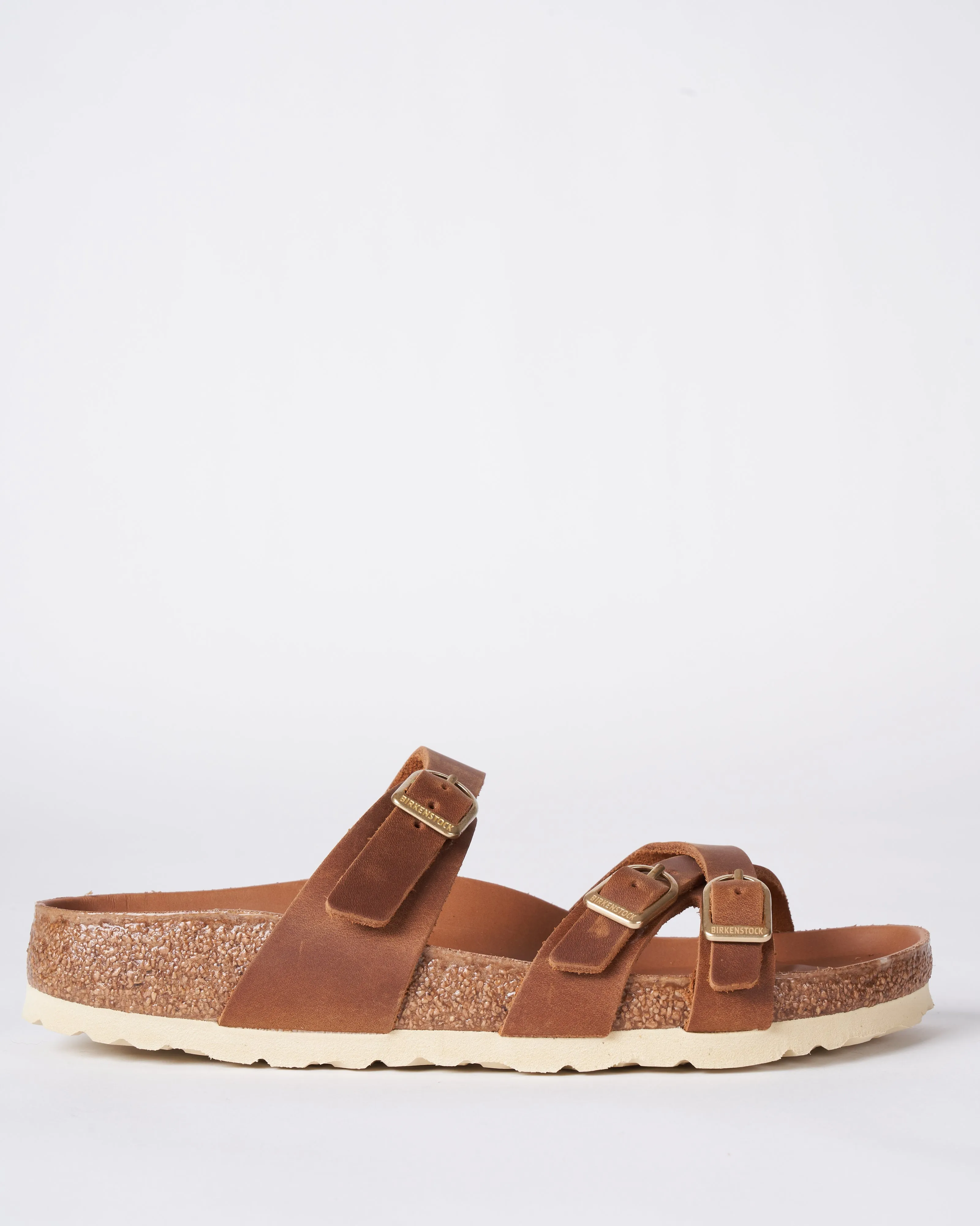 franca hex - cognac oiled leather