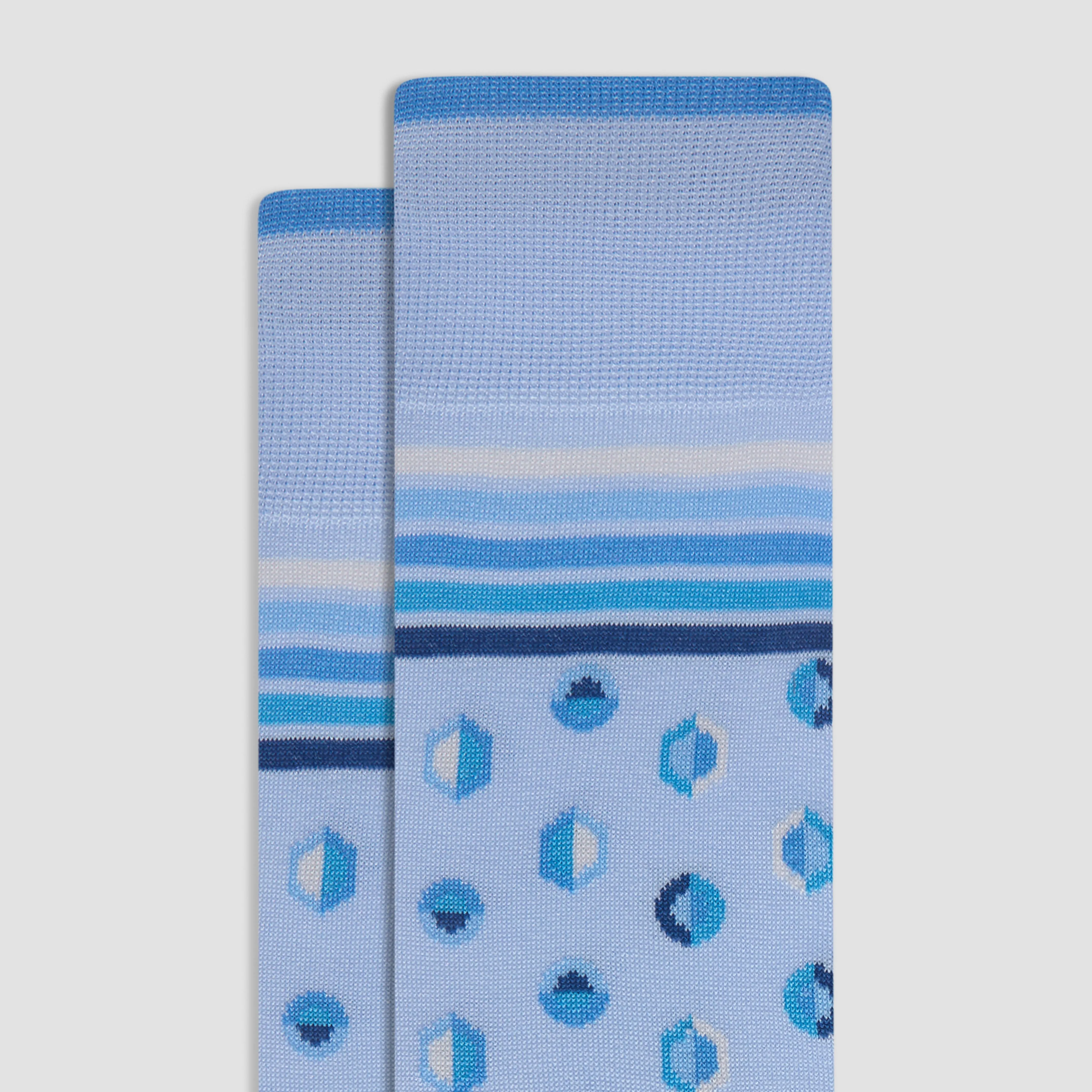 Geometric Mid-Calf Socks